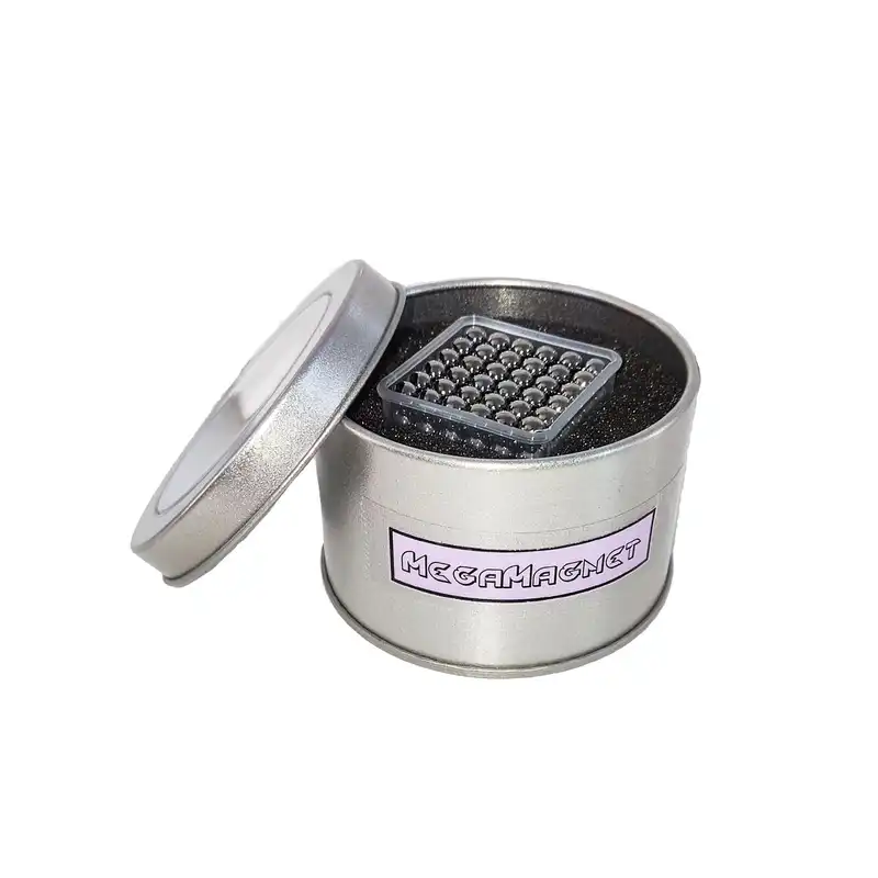 آهن ربا مدل نئودیمیوم باکی بال کد MegA5-BK بسته 216 عددی