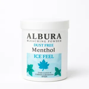پودر دکلره آلبورا مدل آیس  وزن 500 گرم رنگ سفید