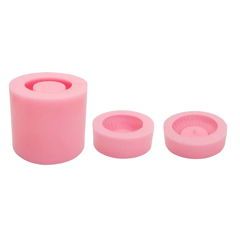 قالب مدل گلدان جاوارمر و جاعودی طرح کروی شیاردار بسته 3 عددی