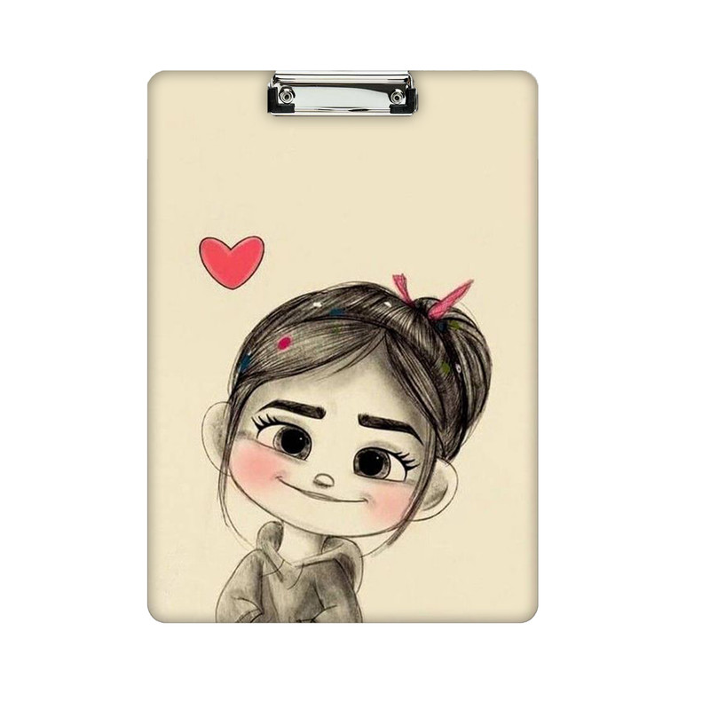 تخته شاسی طرح دختر کد 1378 سایز A4