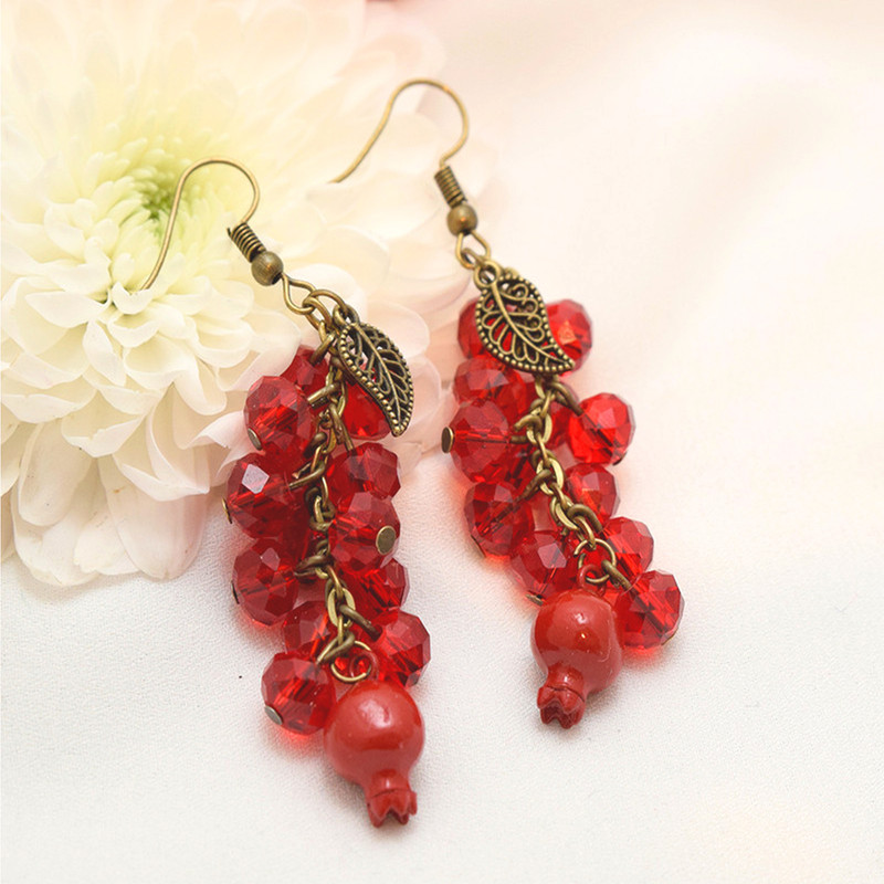 گوشواره دخترانه مدل انار AR5