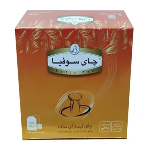 چای  کیسه ای ساده سوفیا بسته 100 عدی