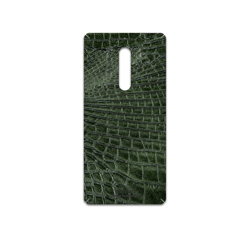 برچسب پوششی ماهوت مدل Green-Crocodile-Leather مناسب برای گوشی موبایل نوکیا 5