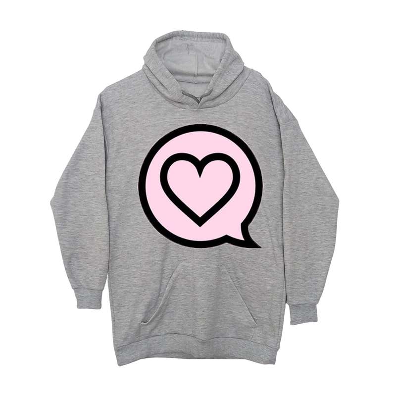 هودی مردانه طرح قلب کد 167