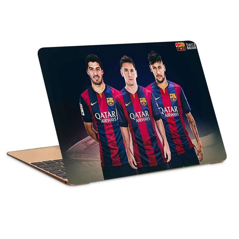 استیکر لپ تاپ طرح Messi Neymar Suarez 1کد c-570مناسب برای لپ تاپ 15.6 اینچ