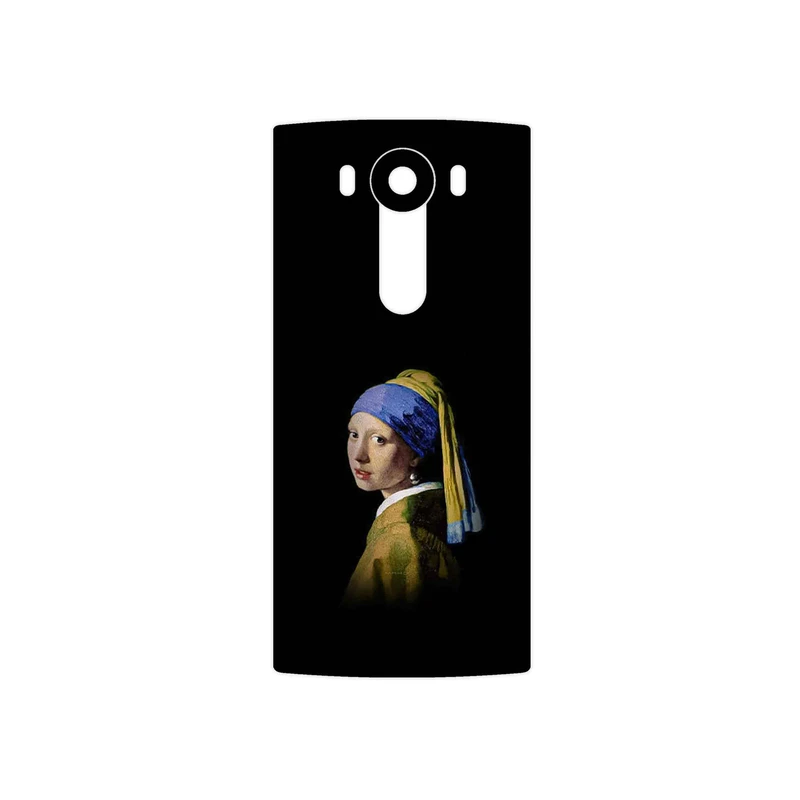 برچسب پوششی ماهوت مدل Girl with a Pearl Earring of Vermeer مناسب برای گوشی موبایل ال جی V10