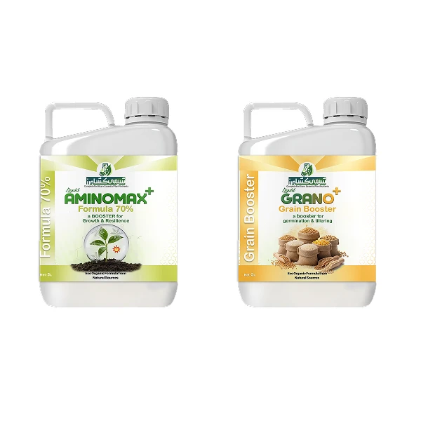 کود بذر مال گندم شیمی کشاورز کد sk120 حجم 5 لیتر بسته 2 عددی