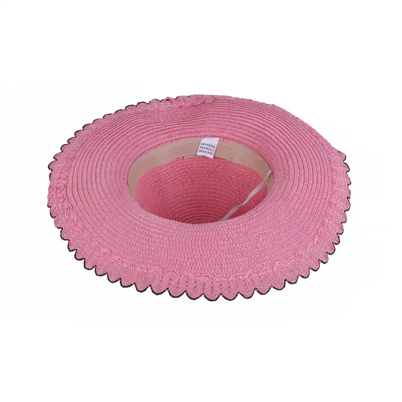 کلاه حصیری مدل دریا طرح لبه دالبری