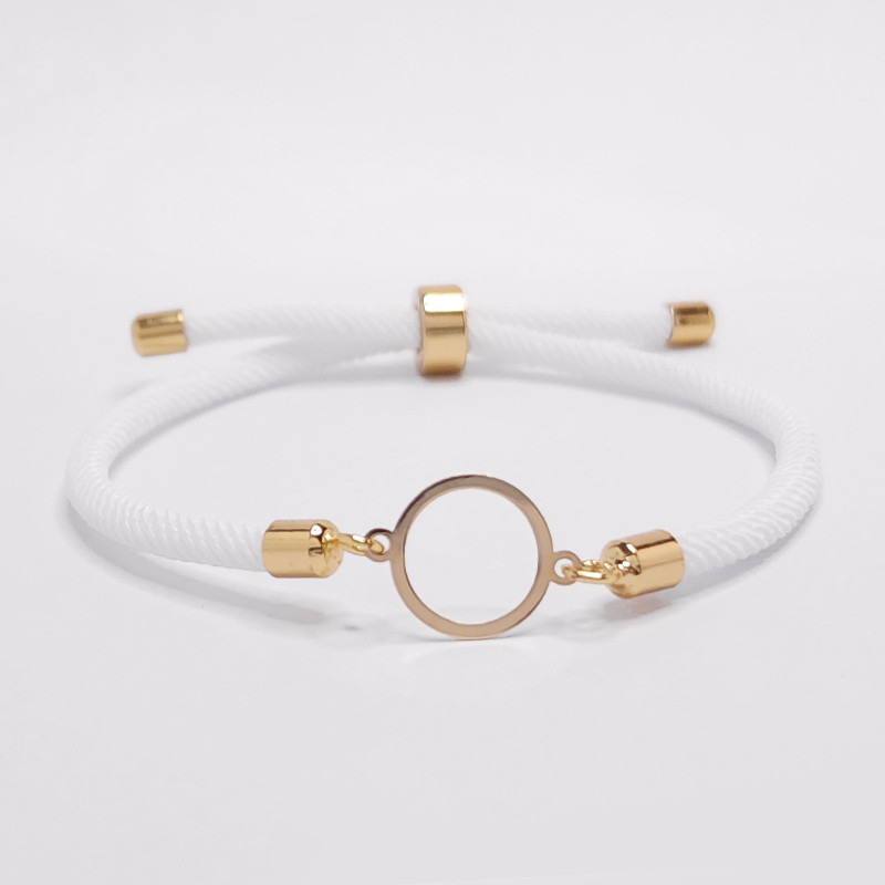 دستبند طلا 18 عیار زنانه مدل رینگ