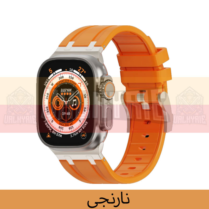 بند والکری مدل Luxury STL Silicone مناسب برای اپل واچ Ultra 49mm / Ultra 2 49mm