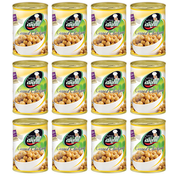 کنسرو نخود طلایی چانا ماسالا شیفته - 370 گرم بسته 12 عددی