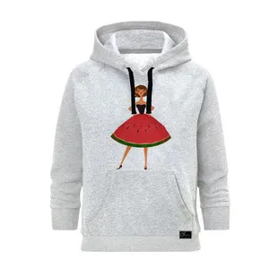 هودی زنانه مدل یلدایی کد B133 رنگ طوسی