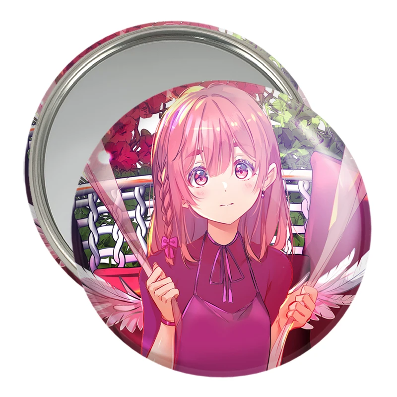 آینه جیبی خندالو مدل ساکوراساوا انیمه کانوجواوکاری  کد 18254