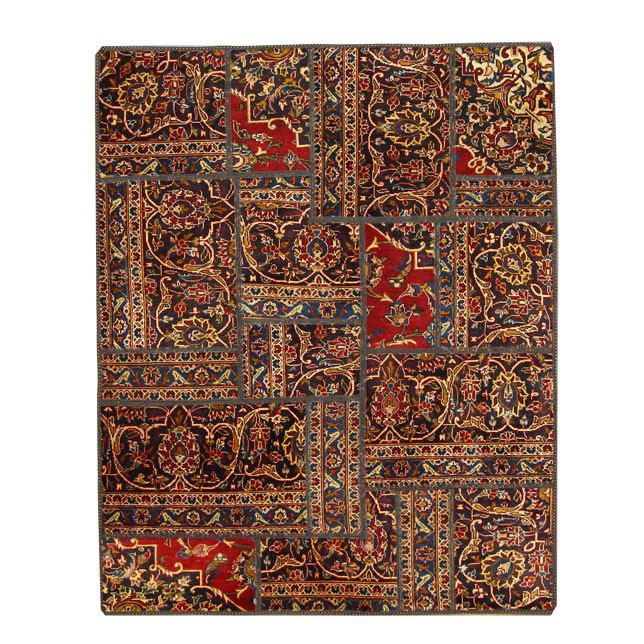 کلاژ فرش دستباف یک متری مدل K1002