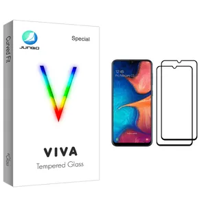 Junbo Viva Glass Screen Protector For Samsung Galaxy A20 Pack Of 2