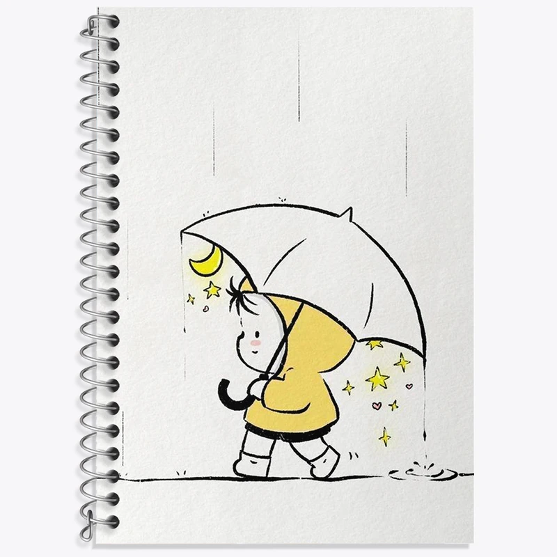 دفتر لغت 50 برگ خندالو طرح کودکانه کیوت کد N3264