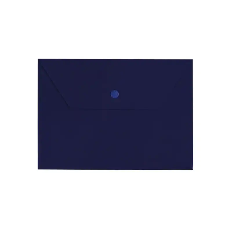 پوشه دکمه دار پاپکو مدل B5-ClearM بسته 10 عددی