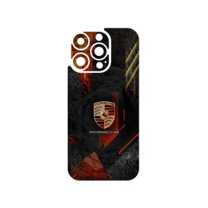 MAHOOT Porsche_Logo Cover Sticker for Apple iPhone 16 Pro
