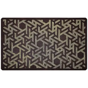 پادری مدل دولایه طرح برجسته کد 1809 سایز 75x45 سانتی متر