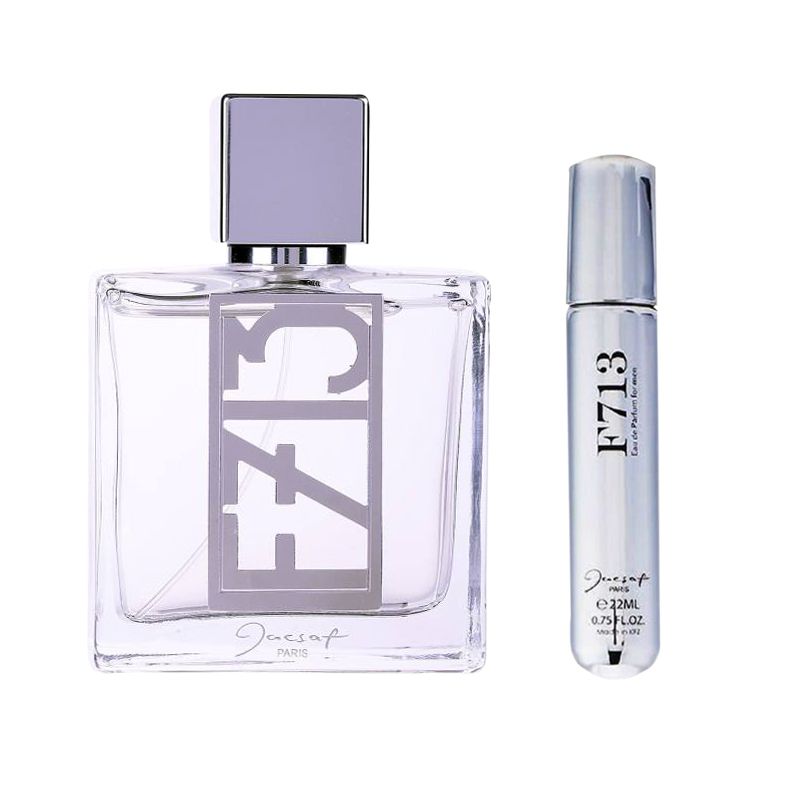 ادو پرفیوم مردانه ژک ساف مدل F713 حجم 100 میلی لیتر به همراه عطر جیبی مردانه ژک ساف مدل F713 حجم 22 میلی لیتر -  - 1