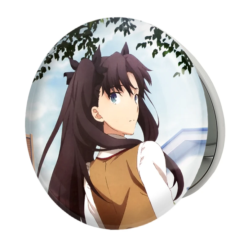 آینه جیبی خندالو طرح ساگوسا انیمه فیت استی نایت Fate Stay Night مدل تاشو کد 22793 