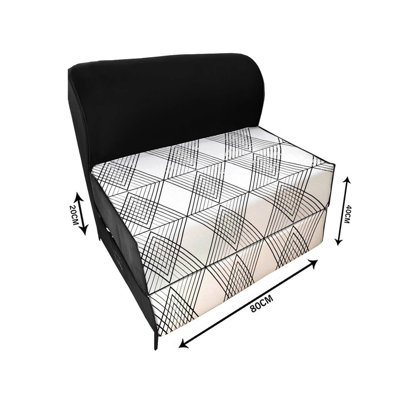 مبل تختخواب شو یک نفره نوپه هوم مدل هندسی مینیمال P1134