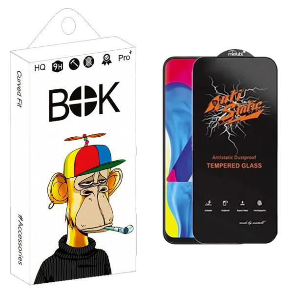 محافظ صفحه نمایش بوک مدل Antistatic Glavers مناسب برای گوشی موبایل سامسونگ Galaxy A10 / A10s / M10 / M10s
