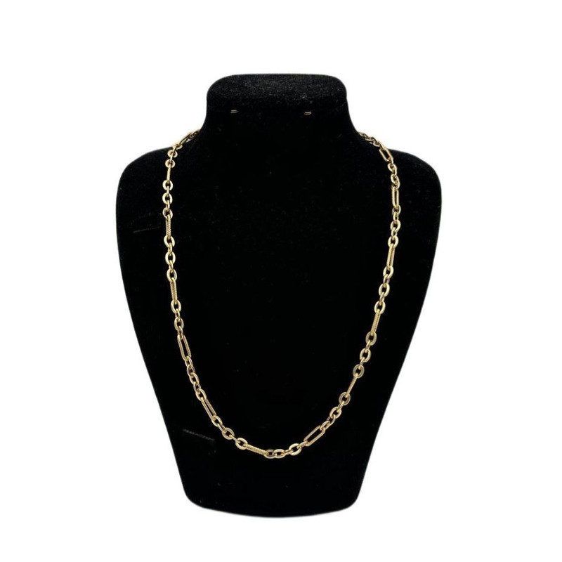 زنجیر طلا 18 عیار زنانه طلای کامک مدل حلقه ای