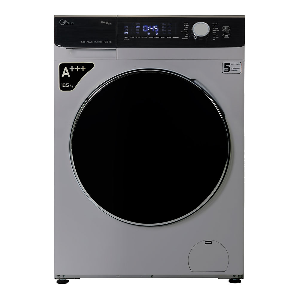 ماشین لباسشویی جی پلاس مدل GWM-M104T ظرفیت 10.5 کیلوگرم