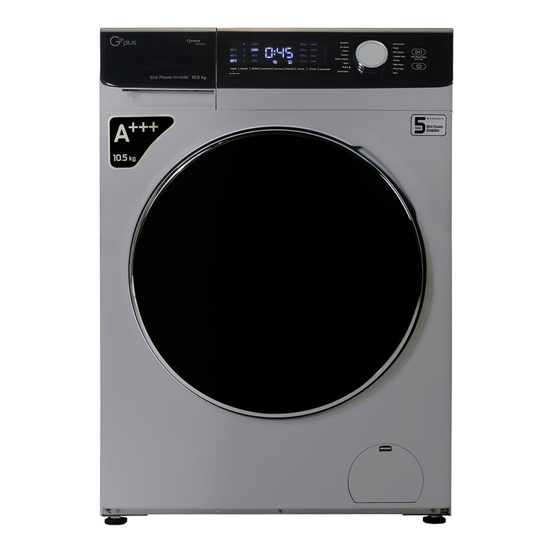 ماشین لباسشویی جی پلاس مدل GWM-M104T ظرفیت 10.5 کیلوگرم