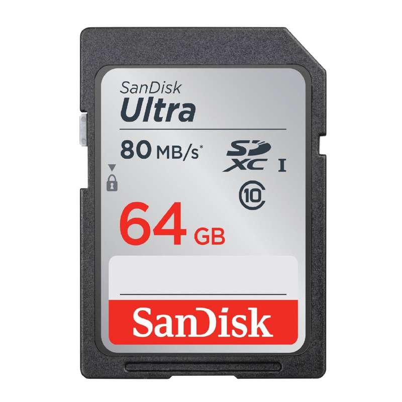 کارت حافظه SDXC مدل Ultra UHS-I کلاس 10 استاندارد UHS-I سرعت 80MBs ظرفیت 64 گیگابایت کارت حافظه SDXC مدل Ultra UHS-I کلاس 10 استاندارد UHS-I سرعت 80MBs ظرفیت 64 گیگابایت