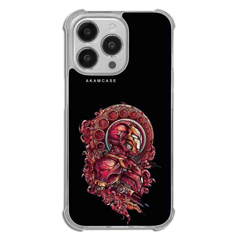 کاور آکام مدل AMC-WTA13PRO-IRON MAN8 مناسب برای گوشی موبایل اپل iPhone 13 Pro