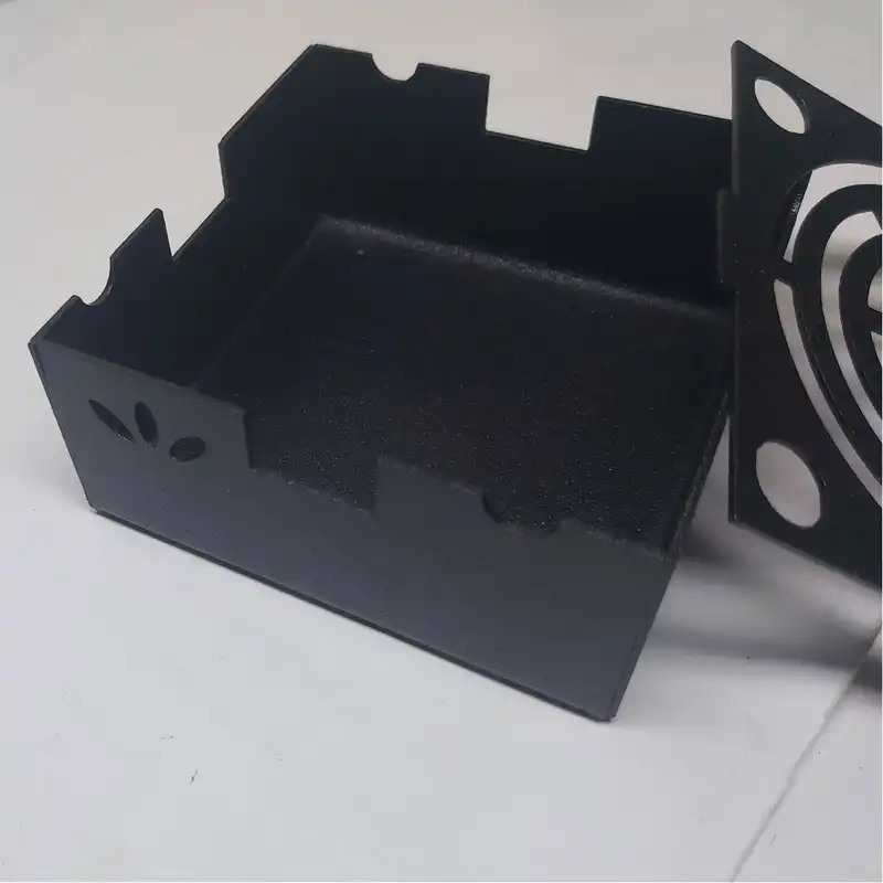 زیرسیگاری مدل کافه ای طرح مربعی