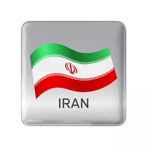 مگنت خندالو مدل پرچم ایران کد 23947