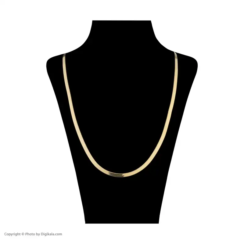 گردنبند طلا 18 عیار زنانه مایا ماهک مدل MM1718 طرح نفرتیتی-هرینگبون