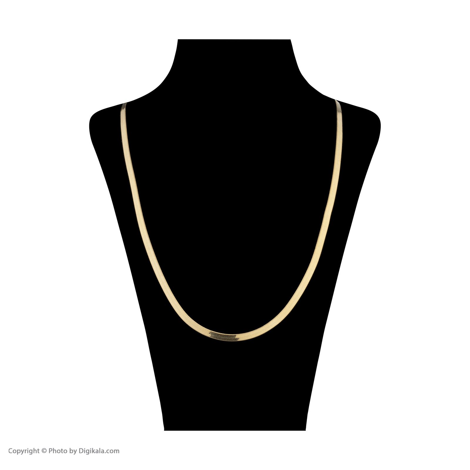 گردنبند طلا 18 عیار زنانه مایا ماهک مدل MM1718 طرح نفرتیتی-هرینگبون -  - 2