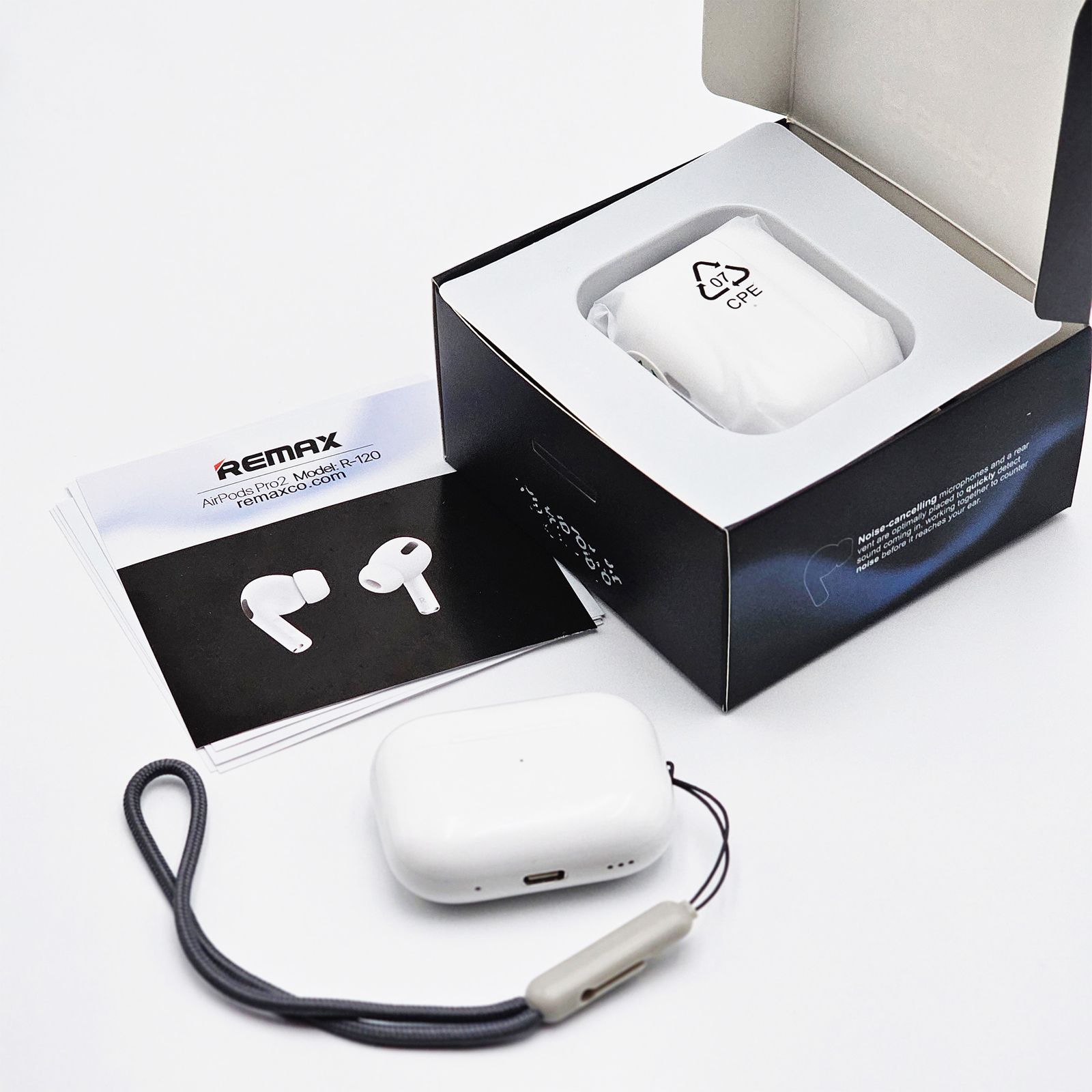 هدفون بلوتوثی ریمکس مدل  AirPods Pro 2nd Type-C -  - 9