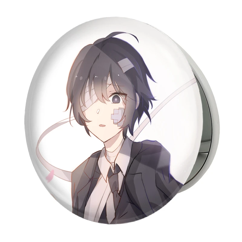 آینه جیبی خندالو طرح دازای اوسامو انیمه سگ های ولگرد بانگو مدل تاشو کد 13679 