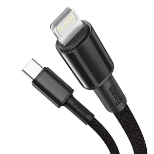 کابل تبدیل USB-C به لایتنینگ باسئوس مدل IP PD20W طول 1متر