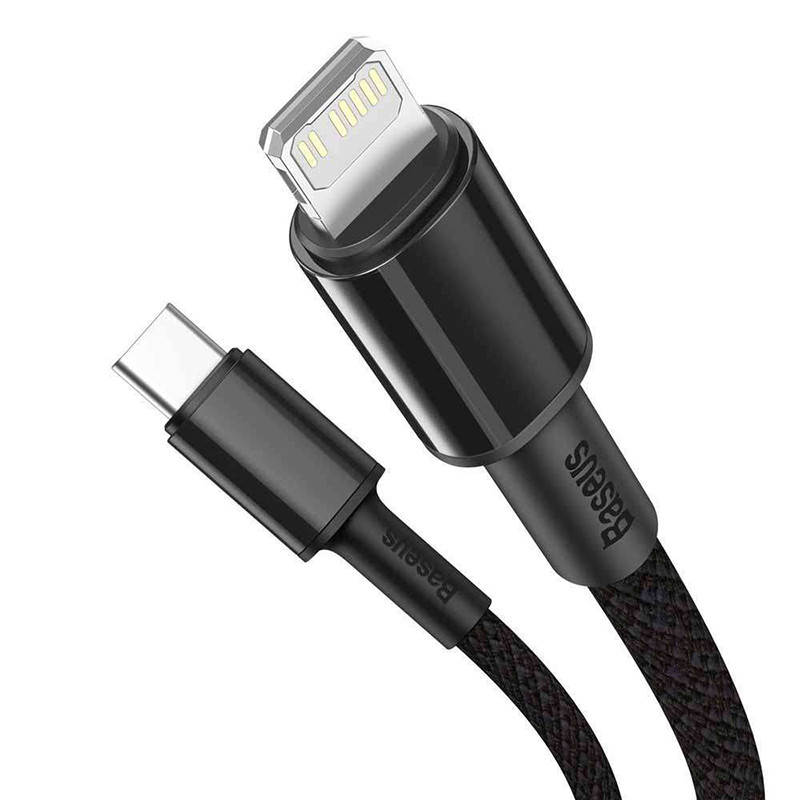 کابل تبدیل USB-C به لایتنینگ باسئوس مدل IP PD20W طول 1متر