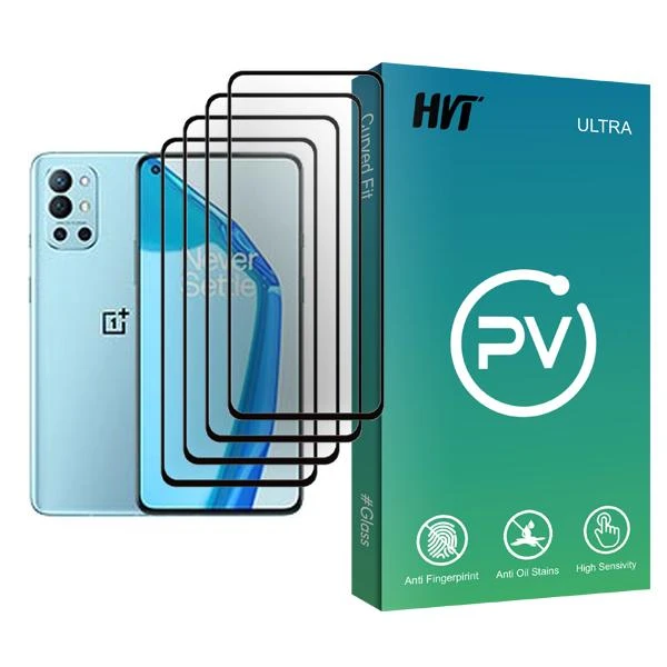 محافظ صفحه نمایش اچ وی تی مدل PV Glass MIX004 مناسب برای گوشی موبایل وان پلاس 9R بسته چهار عددی