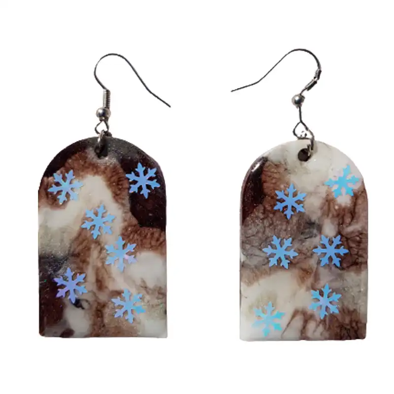 گوشواره زنانه مدل رزینی 003