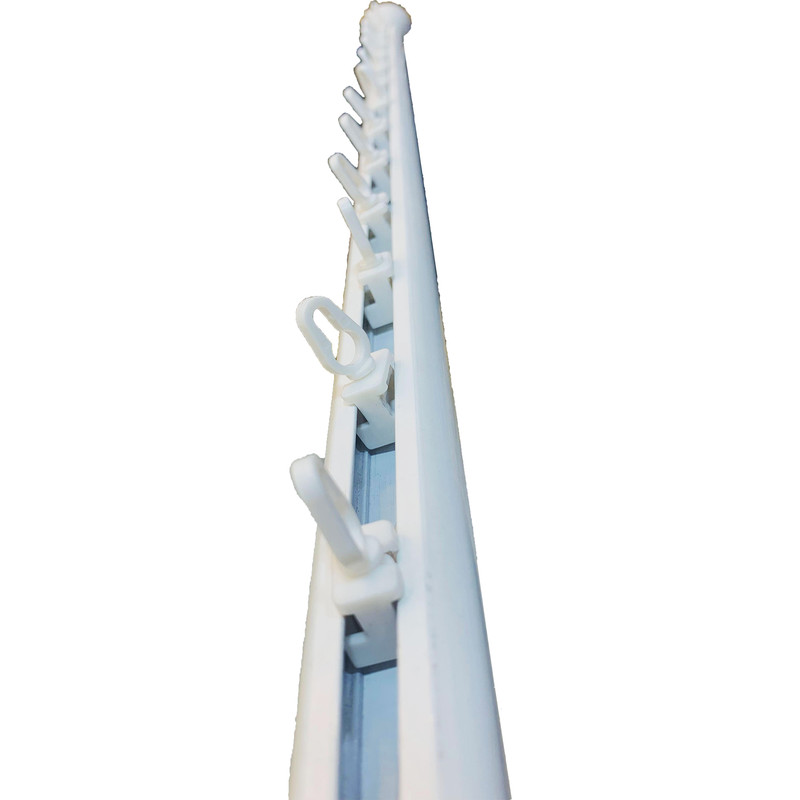 چوب پرده مدل مینیمال گرد طول 140 سانتی متر به همراه گیره