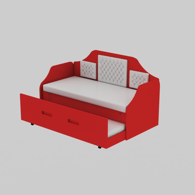 تخت خواب یک نفره مدل میزبان و میهمان سایز 200x90 سانتی متر