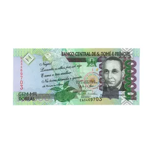 اسکناس تزئینی طرح کشور سائو تئومه مدل 100.000 دبلارس