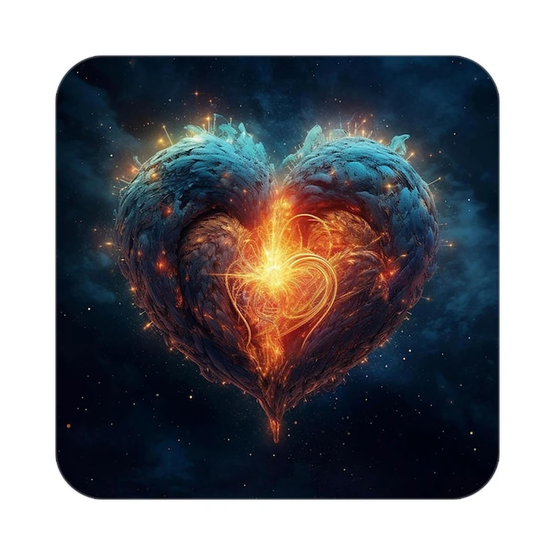 زیر لیوانی کاکتی مدل عاشقانه کد mp11956