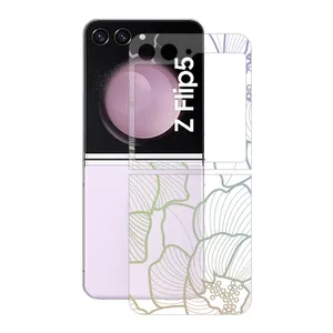 Remax cover sticker Clea model flower design suitable for Samsung Galaxy Z Flip5 mobile phone