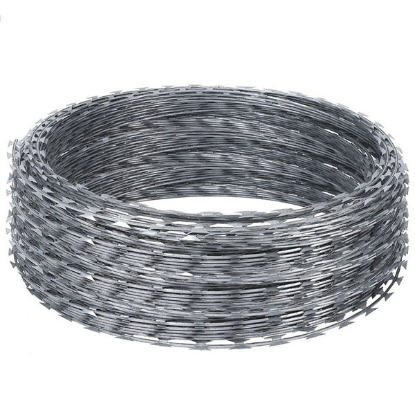 حفاظ ضدسرقت مدل سیم خاردار حلقوی تیغی قطر 90