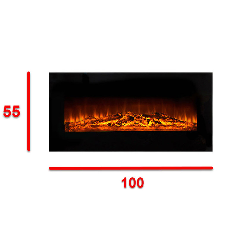 شومینه دیواری برقی شومینه بیستون مدل H.B_100_L4.bs