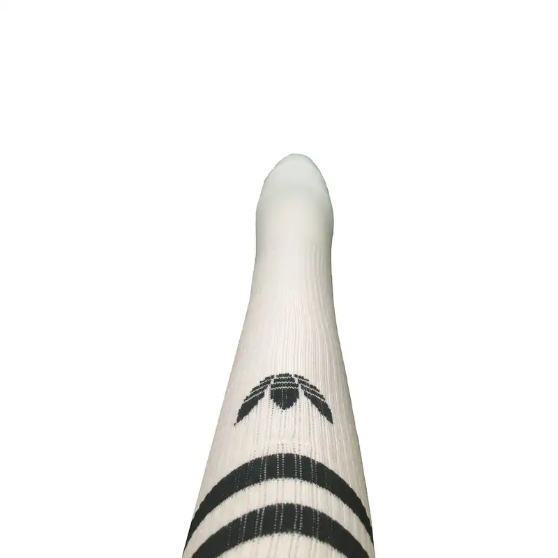 جوراب ورزشی ساق بلند زنانه دکتر جوراب مدل کشی زیر زانو کد AD_WH40221 رنگ سفید